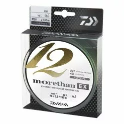 Daiwa Morethan 12Braid EX+Si 135m Lime Green -Pilker Verkäufe 12695 008 morethan 12braid ex si packed 1280x1280