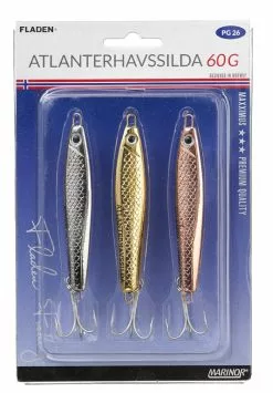 MARINOR ATLANTERHAVS SILDA Pilker-Set Gold/Silber/Kupfer