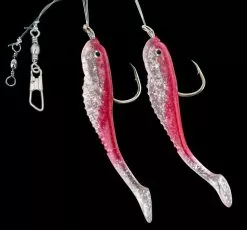 DEGA - 2er Gummifisch-Vorfach Mit Reflexfolie -Pilker Verkäufe 7726005 01 1280x1280