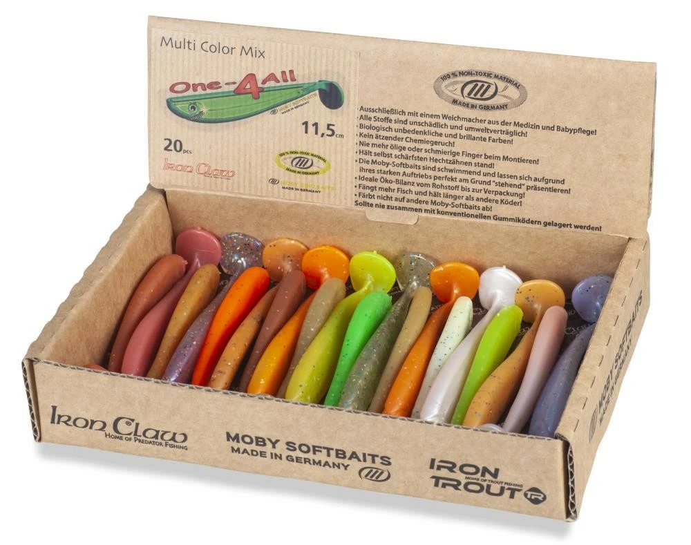 IRON CLAW Moby One-4All Shad - 20 Stück 11,5cm 3 IRON CLAW Moby One-4All Shad - 20 Stück 11,5cm