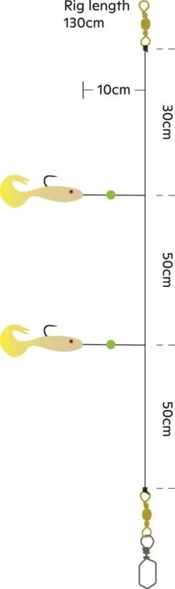 Kinetic Sabiki Shad Tail UV - Vorfach -Pilker Verkäufe F124 153 049 4 767146 1280x1280