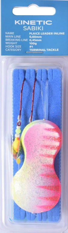 Kinetic Sabiki Plaice Leader Inline Rig - Buttlöffel 7 Kinetic Sabiki Plaice Leader Inline Rig - Buttlöffel – Bild 5