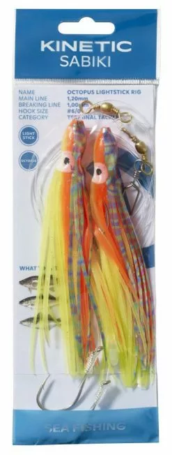 Kinetic Sabiki Octopus Lightstick - Vorfach