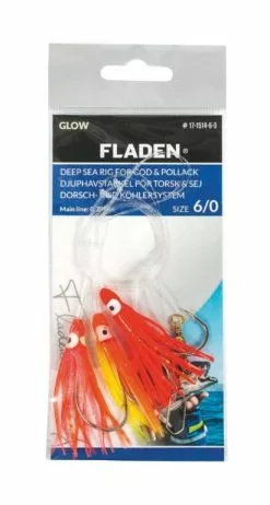 FLADEN Mini Octopus Rig - Dorsch- Und Köhlersystem -Pilker Verkäufe FLADEN Mini Octopus Rig Orange Pink Rot6B9EdA7D6PXAX 1280x1280