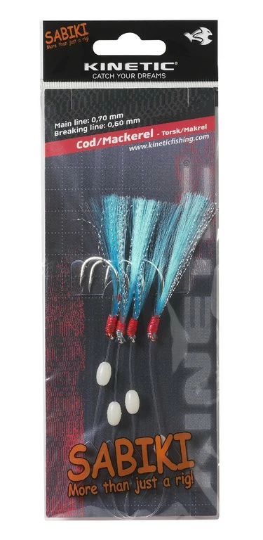 Kinetic Sabiki Rig Dorsch-Makrele 3 Kinetic Sabiki Rig Dorsch-Makrele