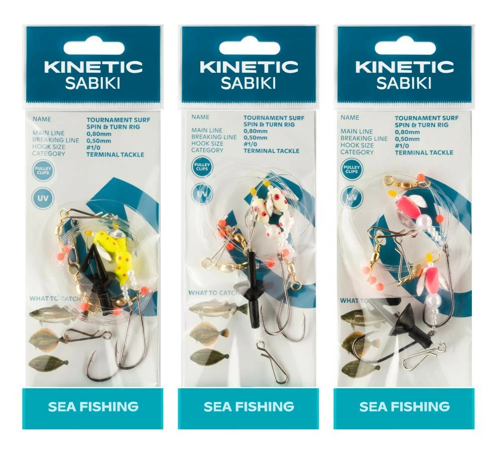 Kinetic Sabiki Tournament Surf Spin&Turn Rig 4 Kinetic Sabiki Tournament Surf Spin&Turn Rig – Bild 2
