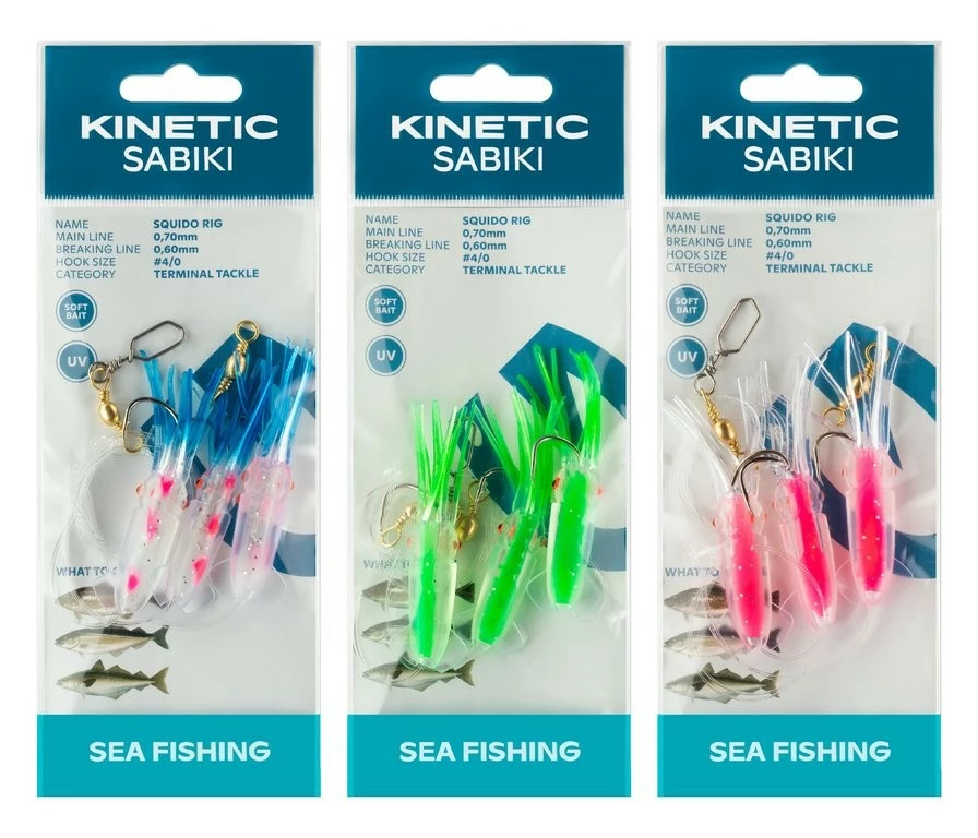 Kinetic Sabiki Squido Rig - Vorfach 7 Kinetic Sabiki Squido Rig - Vorfach – Bild 5