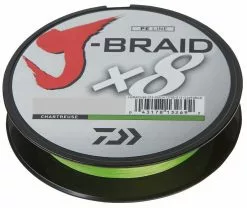 Daiwa J-Braid X8 150m Chartreuse