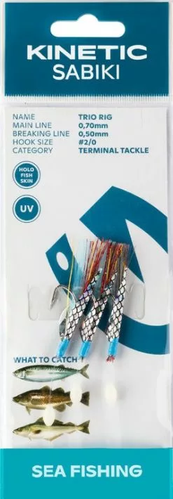 Kinetic Sabiki TRIO Rig - Vorfach -Pilker Verkäufe f111 222 x1 1280x1280