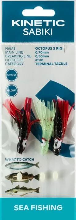 Kinetic Sabiki Octopus Rig Small - Vorfach -Pilker Verkäufe f117 154 x1 1280x1280