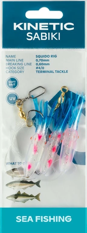 Kinetic Sabiki Squido Rig - Vorfach 4 Kinetic Sabiki Squido Rig - Vorfach – Bild 2