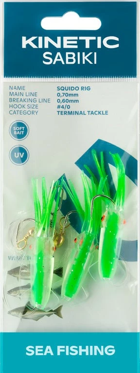Kinetic Sabiki Squido Rig - Vorfach 5 Kinetic Sabiki Squido Rig - Vorfach – Bild 3
