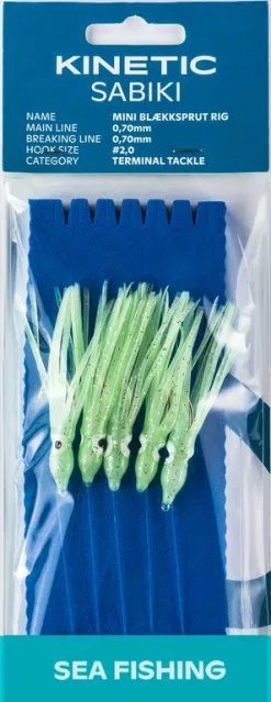 Kinetic Sabiki Mini Blekksprut Rig - Vorfach