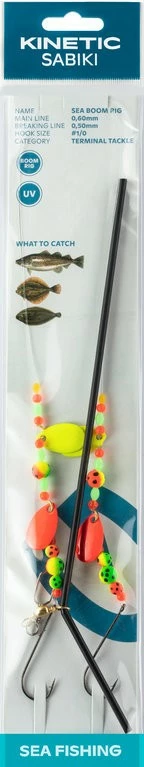 Kinetic Sabiki Sea Boom Rig Gr. 1/0 - Vorfach