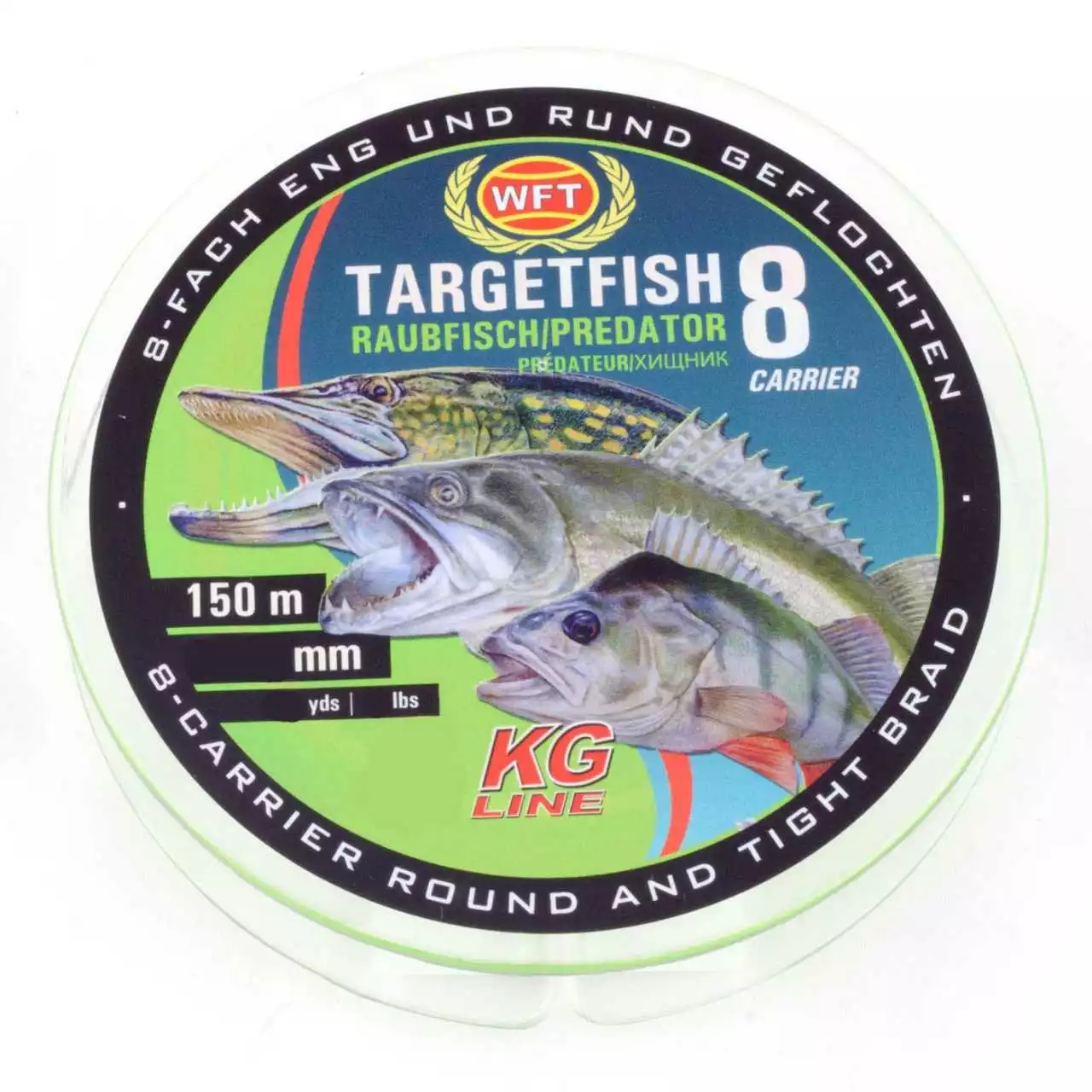 WFT Target Fish TF8 Raubfisch Chartreuse 150m 3 WFT Target Fish TF8 Raubfisch Chartreuse 150m